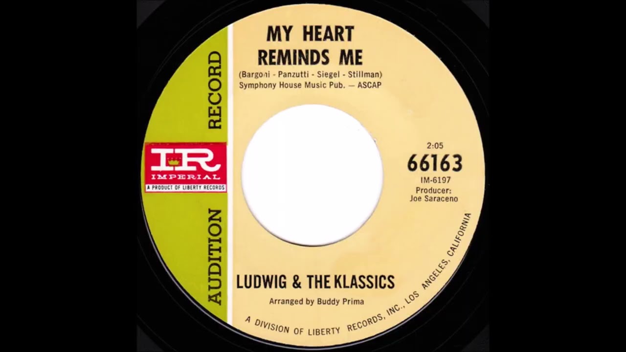 Ludwig & The Klassics - My Heart Reminds Me 1966