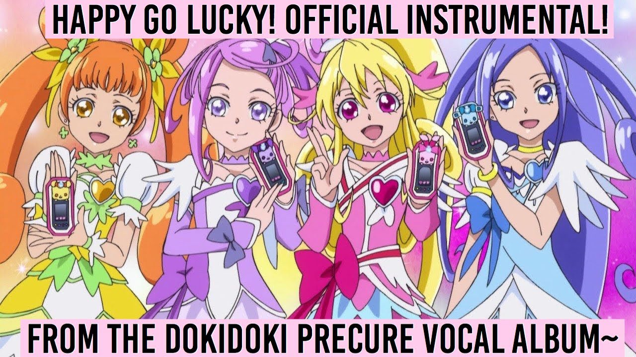 Doki-Doki Precure|| Happy-Go-Lucky! (Official Instrumental)