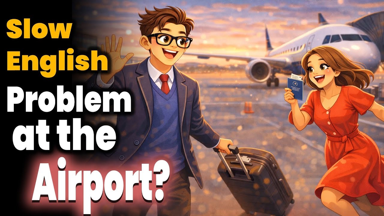 Problem at the Airport ✈️ | Real English Conversation for Travelers