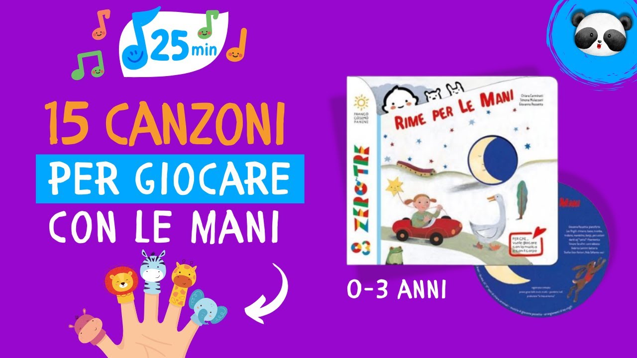 🎵 15 canzoncine di rime per le mani 🎶 (25 min.) Canzoni per bambini da 1 anno #canzoniperbambini