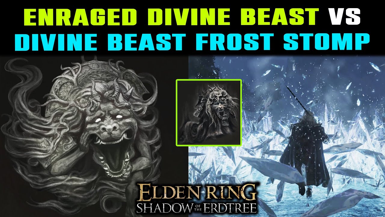 Remembrance of the Dancing Lion: Enraged Divine Beast or Divine Beast Frost Stomp | Elden Ring DLC