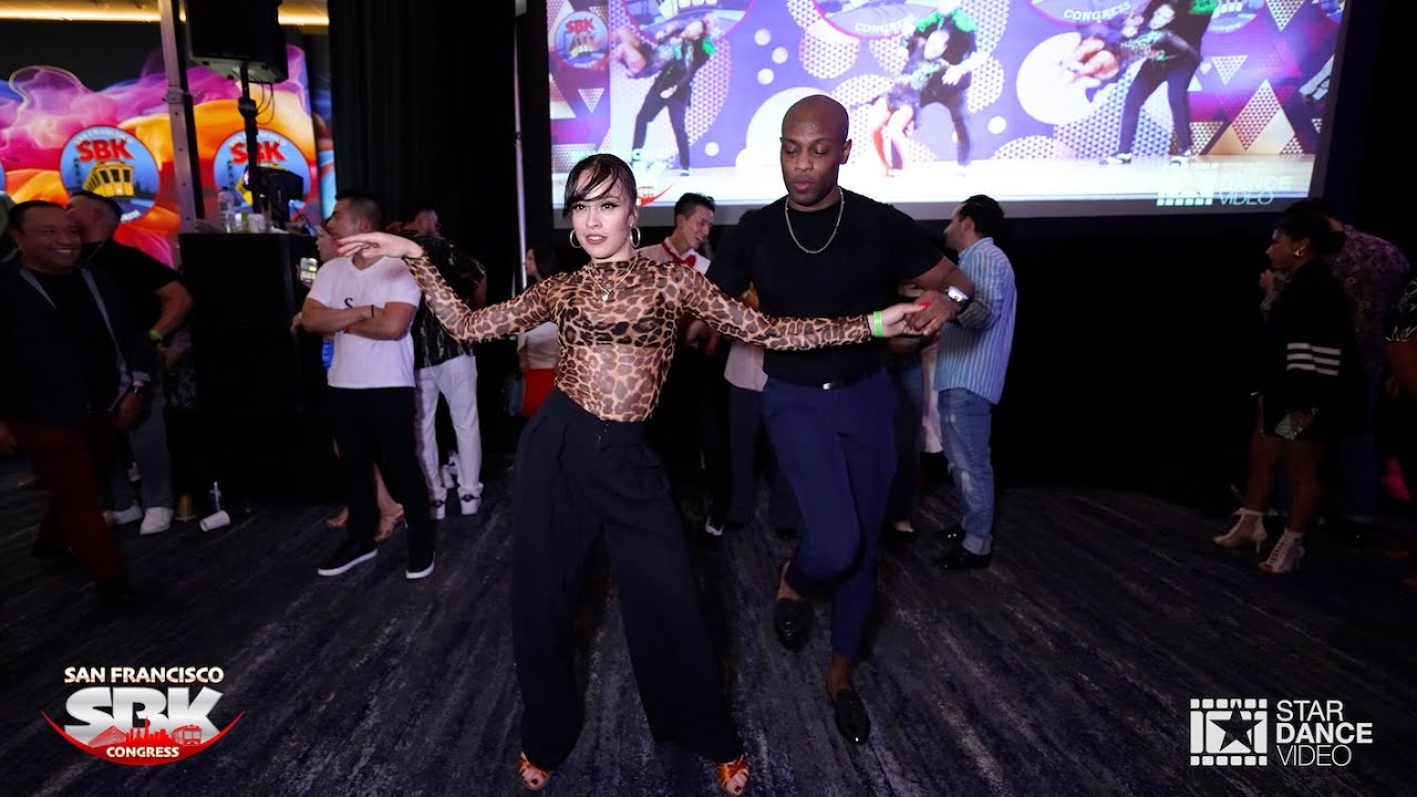 Tj Pennant & Natasha Karp ~ salsa social dancing @ San Francisco SBK Congress