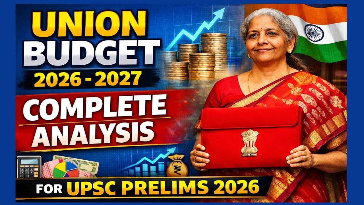 Union Budget 2026-2027 | Complete Analysis for UPSC Prelims 2026.