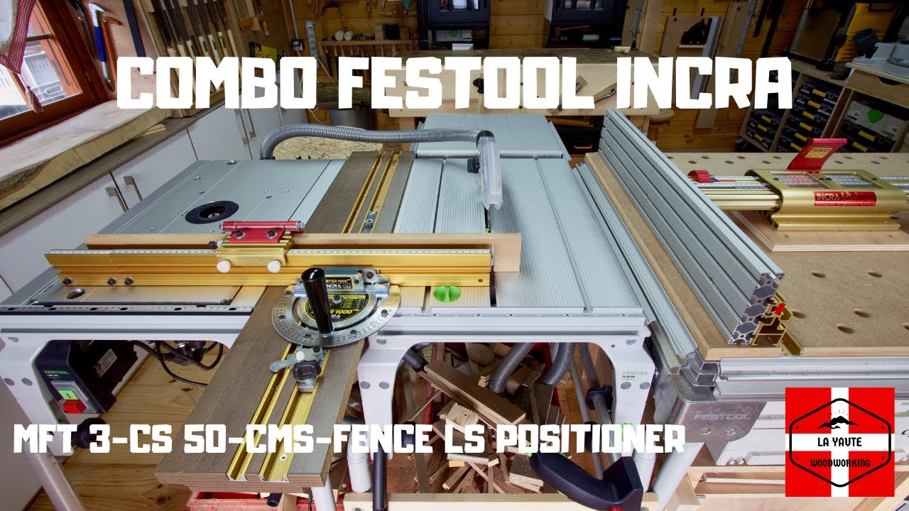 Combo Festool INCRA MFT 3-CS 5O-CMS-FENCE LS POSITIONER