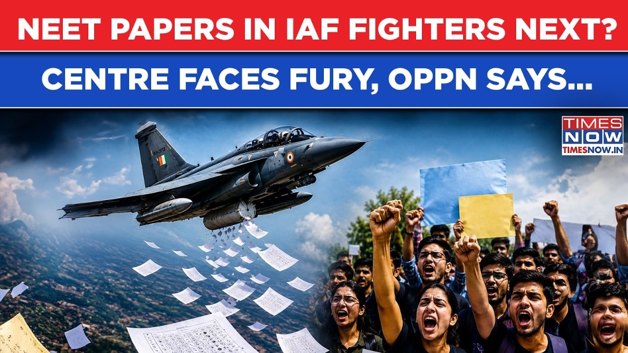 NEET Papers In IAF Fighters Next? 'Only Nation In The World...' Centre Faces Manoj Jha's Fury