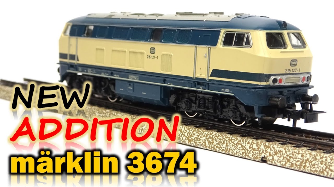 Just in! Märklin 3674 (DB class/BR 216) - Non Runner - Repair