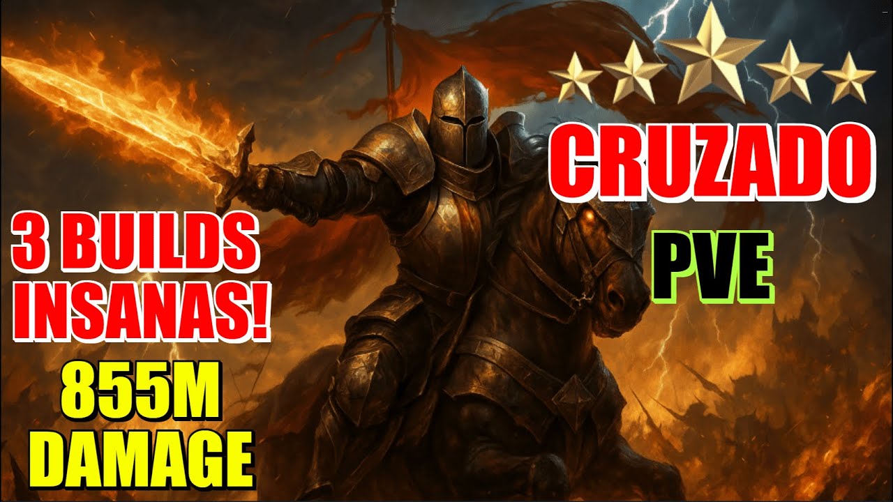 Qual é a MELHOR build PVE de CRUZADO para DG e INFERNICÁRIO? Diablo Immortal