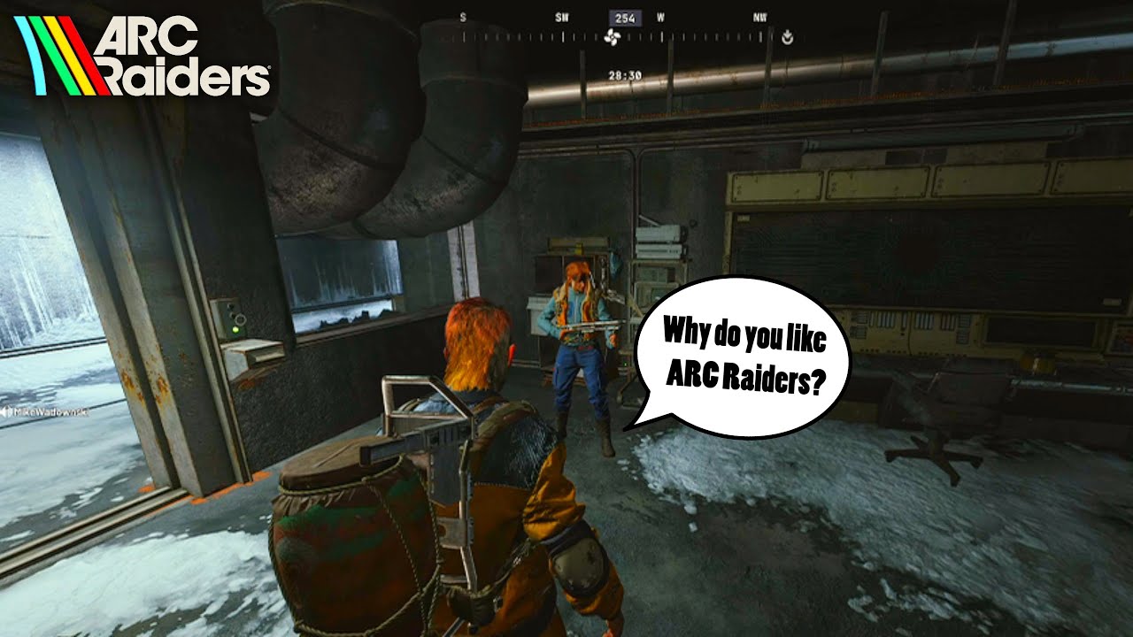 Interviewing Raiders on why they like ARC Raiders.