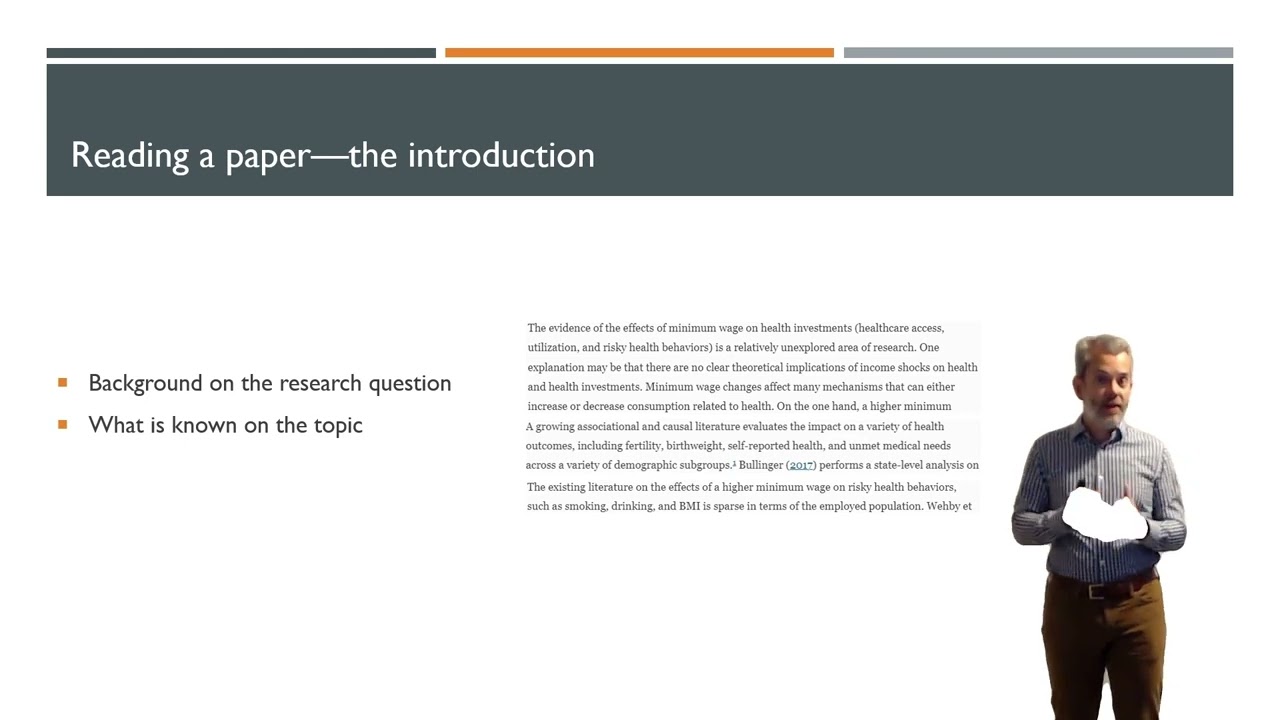 How to read a paper