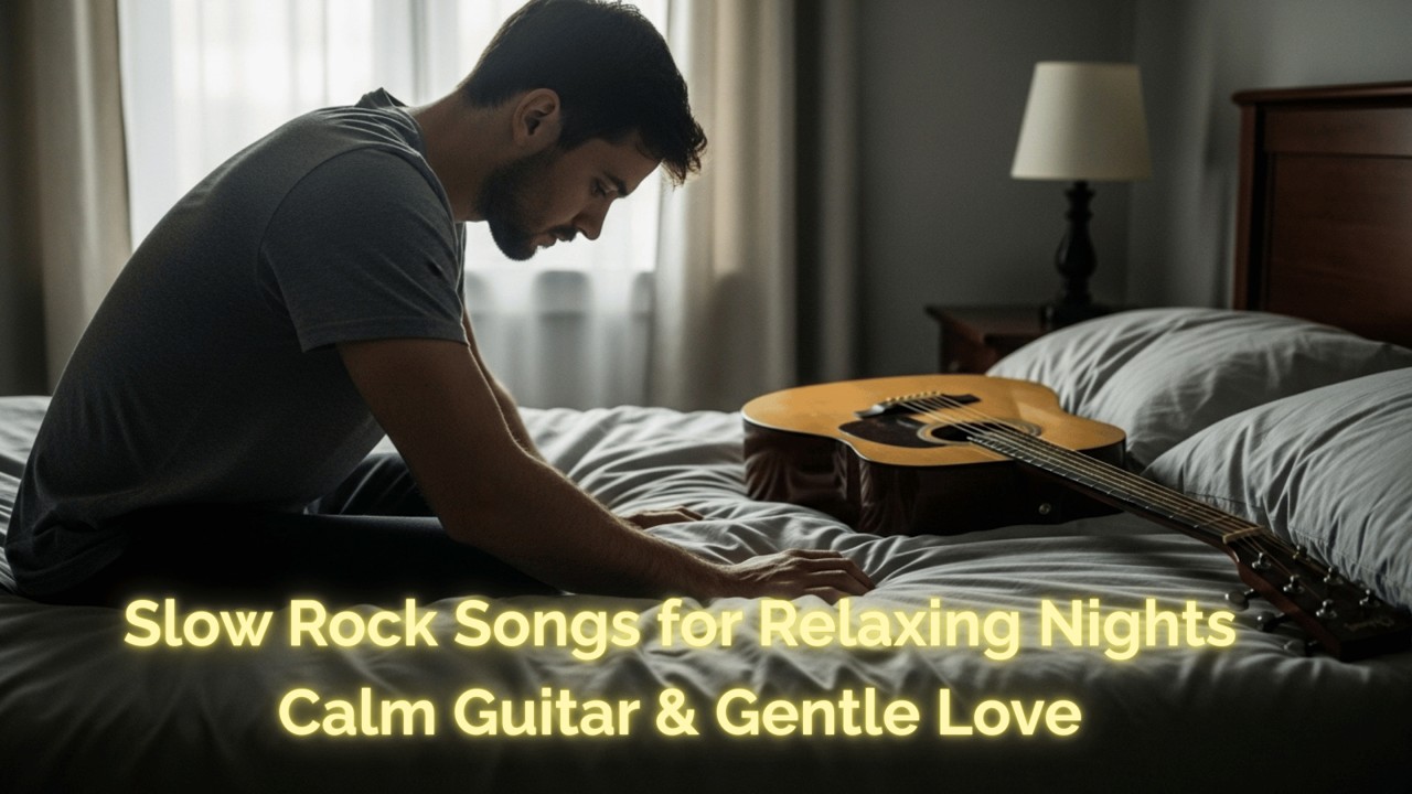 Relaxing Rock Ballads for Peaceful Evenings 🌙 Guitar Slow Rock | We Loved Slowly So It Wouldn’t Hurt