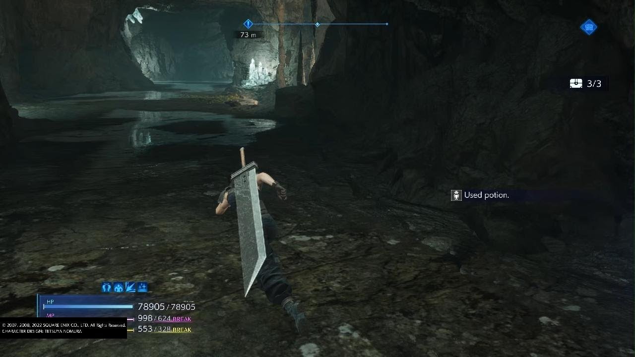 Genji Shield obtained (CRISIS CORE –FINAL FANTASY VII– REUNION)
