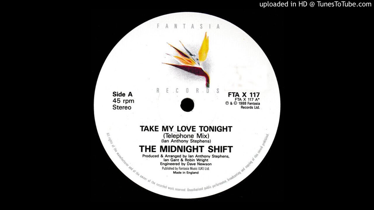The Midnight Shift - Take My Love Tonight (Telephone Mix 1988)
