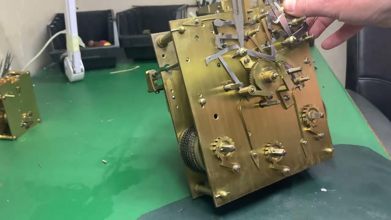 Triple Fusee Chiming Bracket Clock Movement Service , NO 1