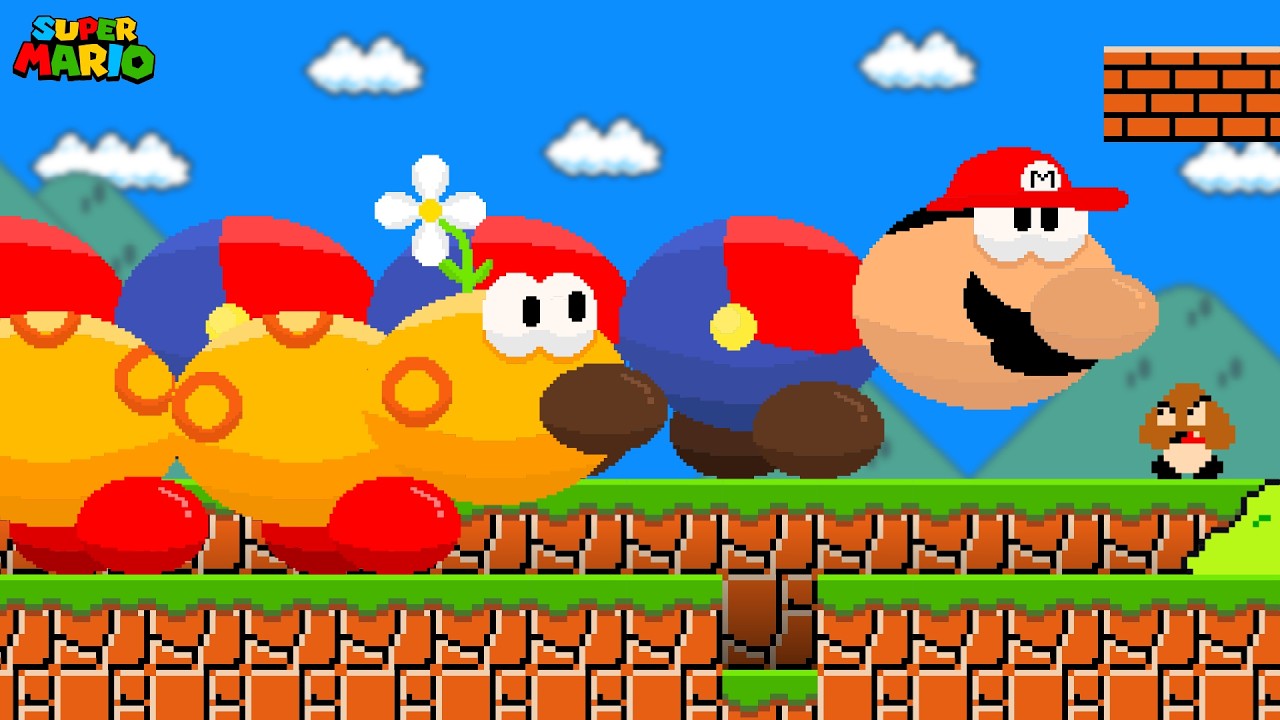 Super Mario Bros., but Mario BECOMES whatever he touches!