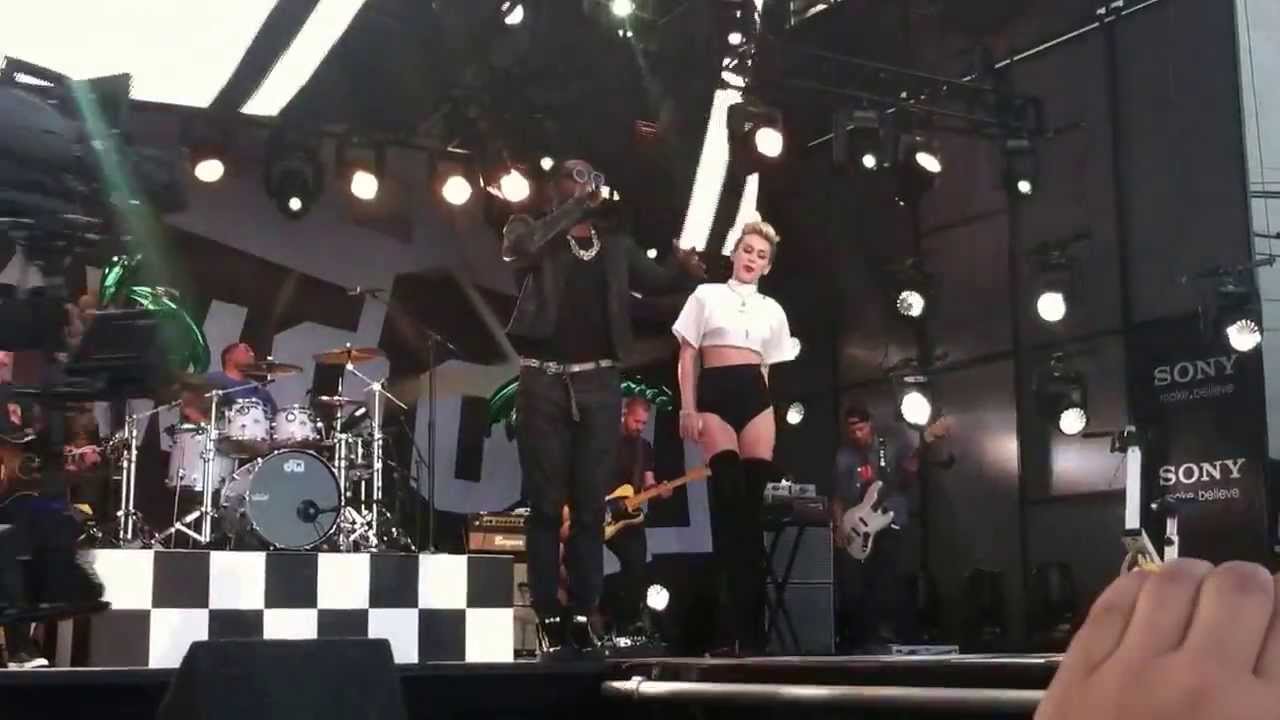 Fall Down- will.i.am feat. Miley Cyrus (Live at Jimmy Kimmel)