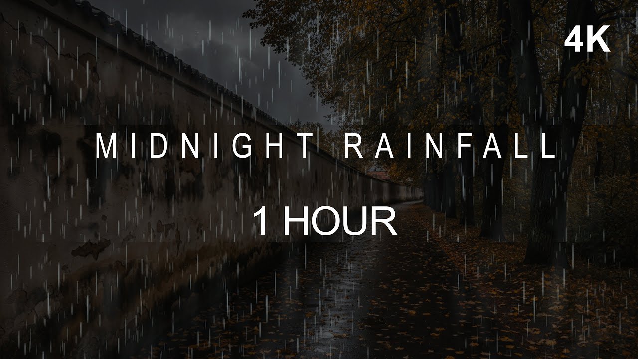 Relaxing Rain Sounds | Fall Asleep Gently Tonight | 1 Hour