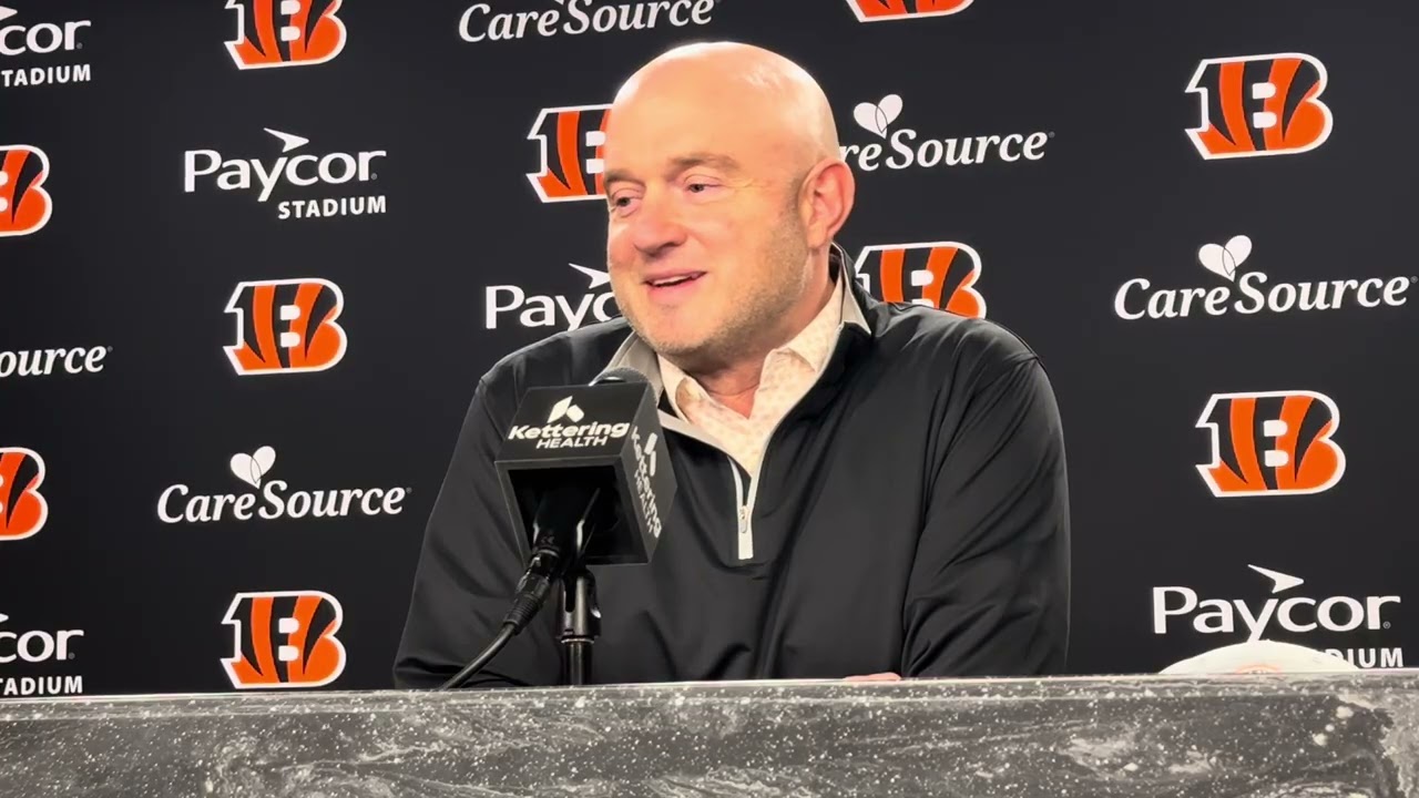 Bengals player personnel director Duke Tobin on why he, his staff should get another chance in 2026
