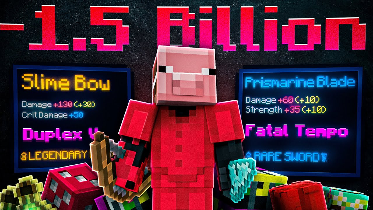 I WASTED 1.5B on the most USELESS items... (Hypixel Skyblock)