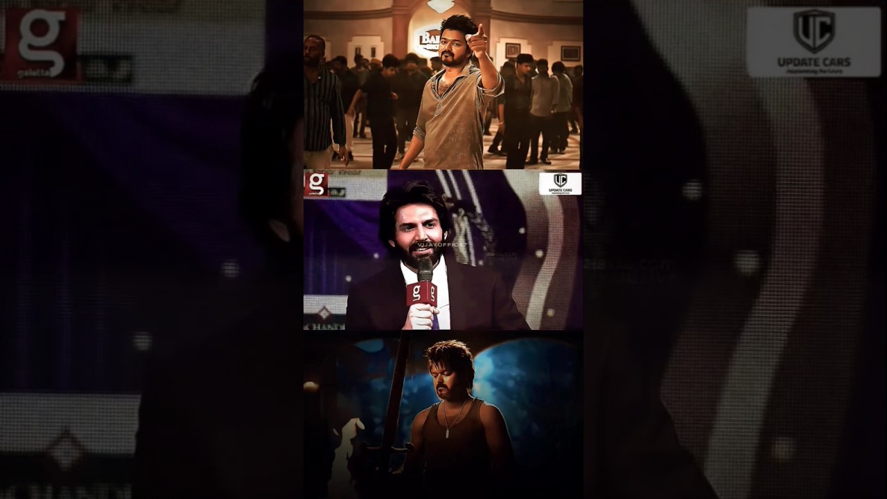 Vijay thalapathy is eye Guess a Karthik aaryan in south indian award show #vijaythalapathy #shorts