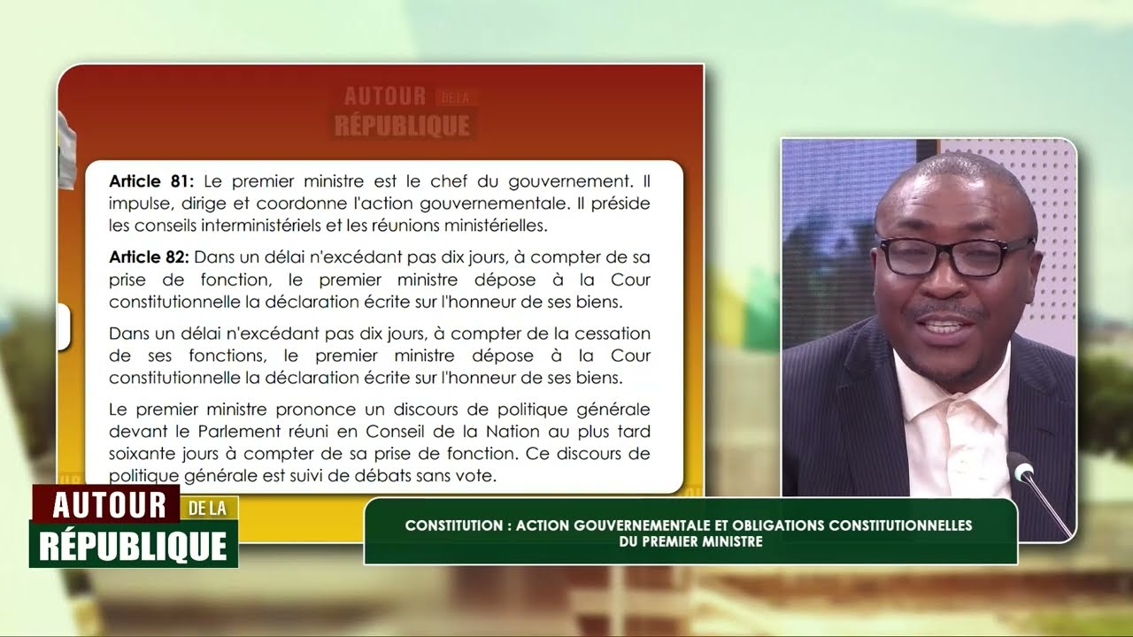 Constitution : action gouvernementale et obligations constitutionnelles du Premier ministre
