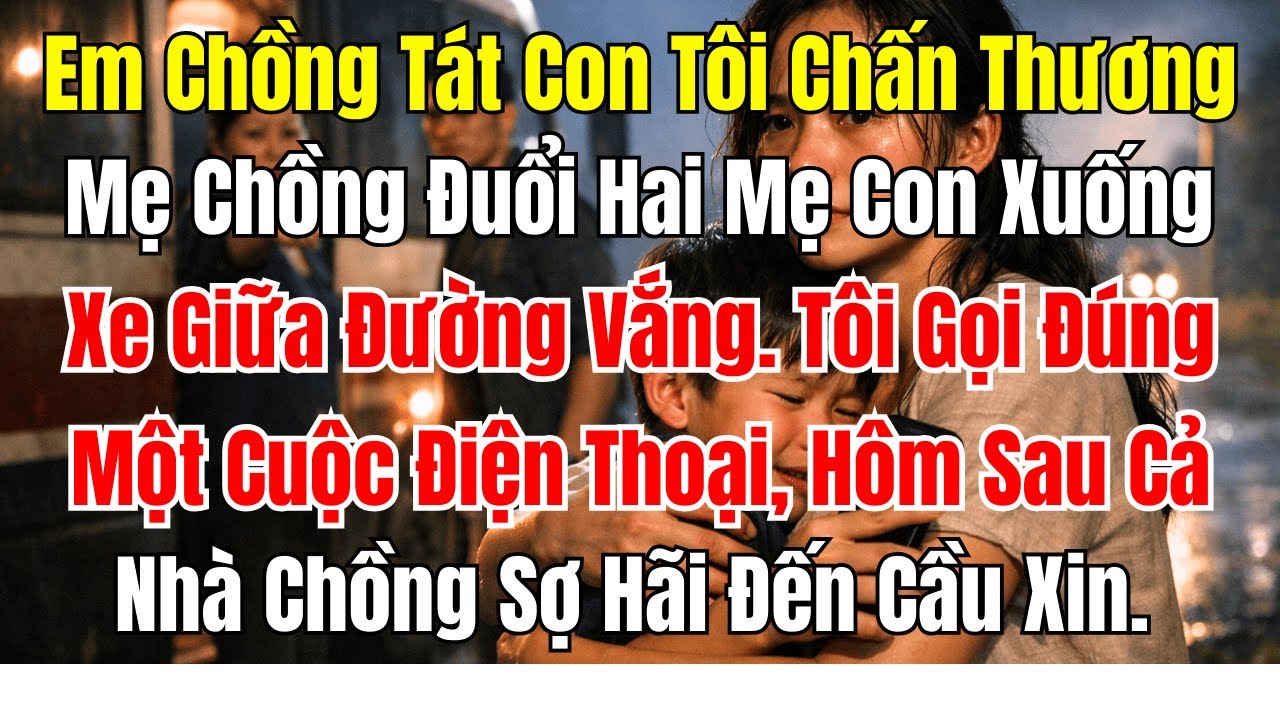 Em Chồng Tát Con Tôi, Mẹ Chồng Đuổi Giữa Đường, Tôi Gọi 1 Cuộc Cả Nhà Cầu Xin | DƯ ÂM ĐỜI KỂ