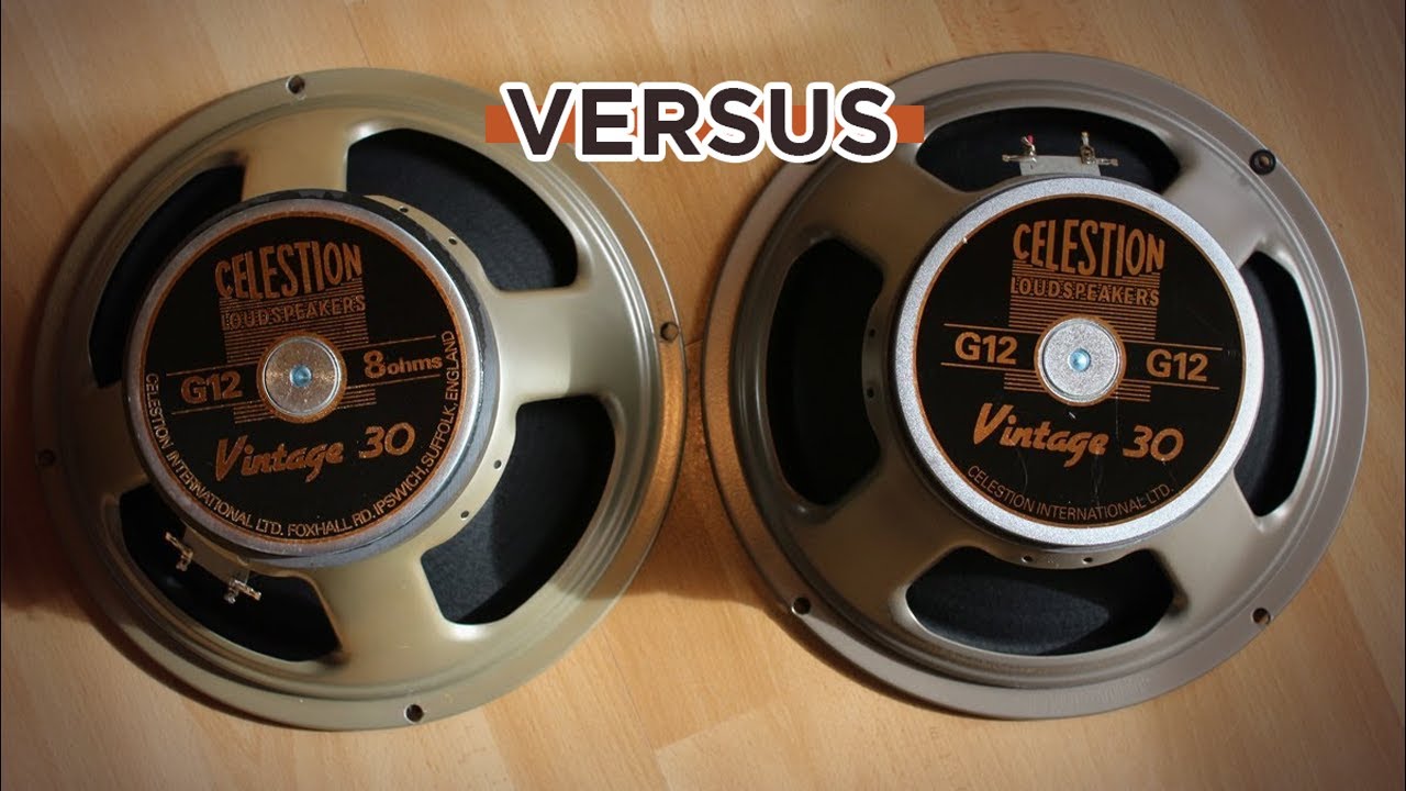 Celestion V30 'normal' (made in China) compared to Celestion V30 'Mesa' (made in UK)