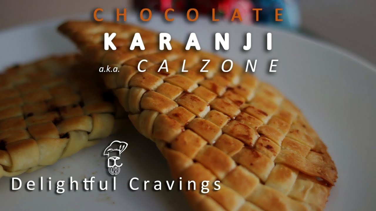 Chocolate Karanji/ Chocolate Calzone Recipe [ Baked and Fried Karanji ] - Delightful Cravings