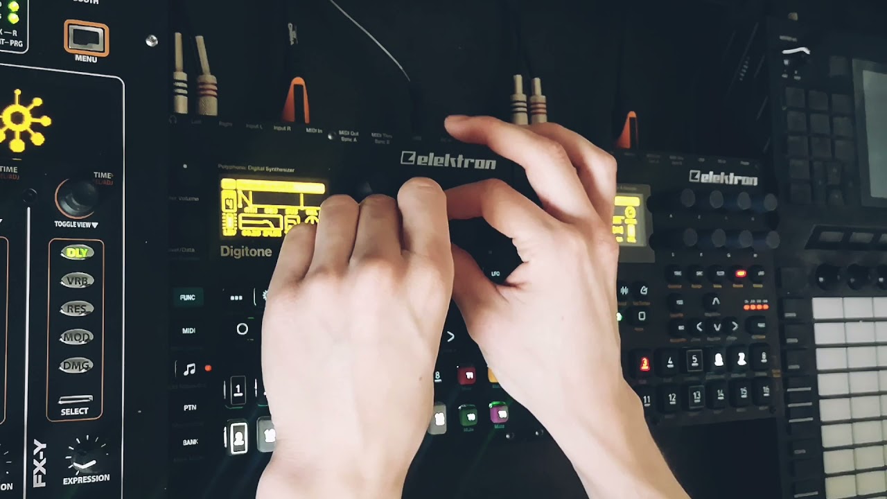 Elektron Digitakt + Digitone Techno Jam Session