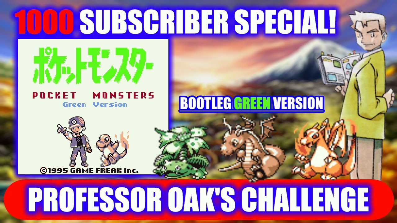 1000 SUBSCRIBER SPECIAL - CAN YOU BEAT PROFESSOR OAKS CHALLENGE IN A TERRIBLY TRANSLATED BOOTLEG?