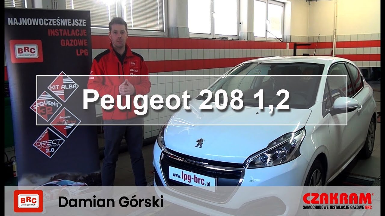 PEUGEOT 208 1 2 2016  - Montaż LPG – BRC SQ 32 – CZAKRAM