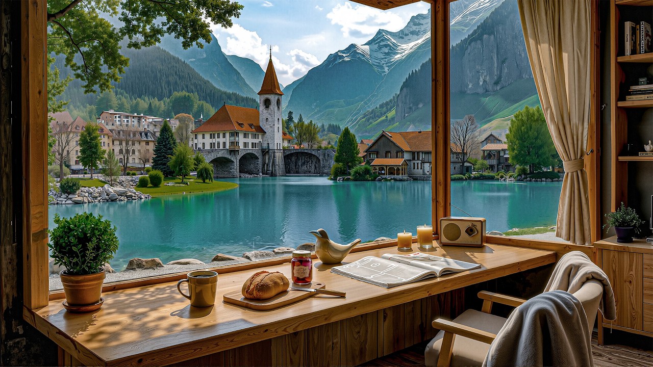 Sweet Jazz Music On The Cabin Atmosphere In The Morning - Gentle Jazz Harmony For A Positive Mood