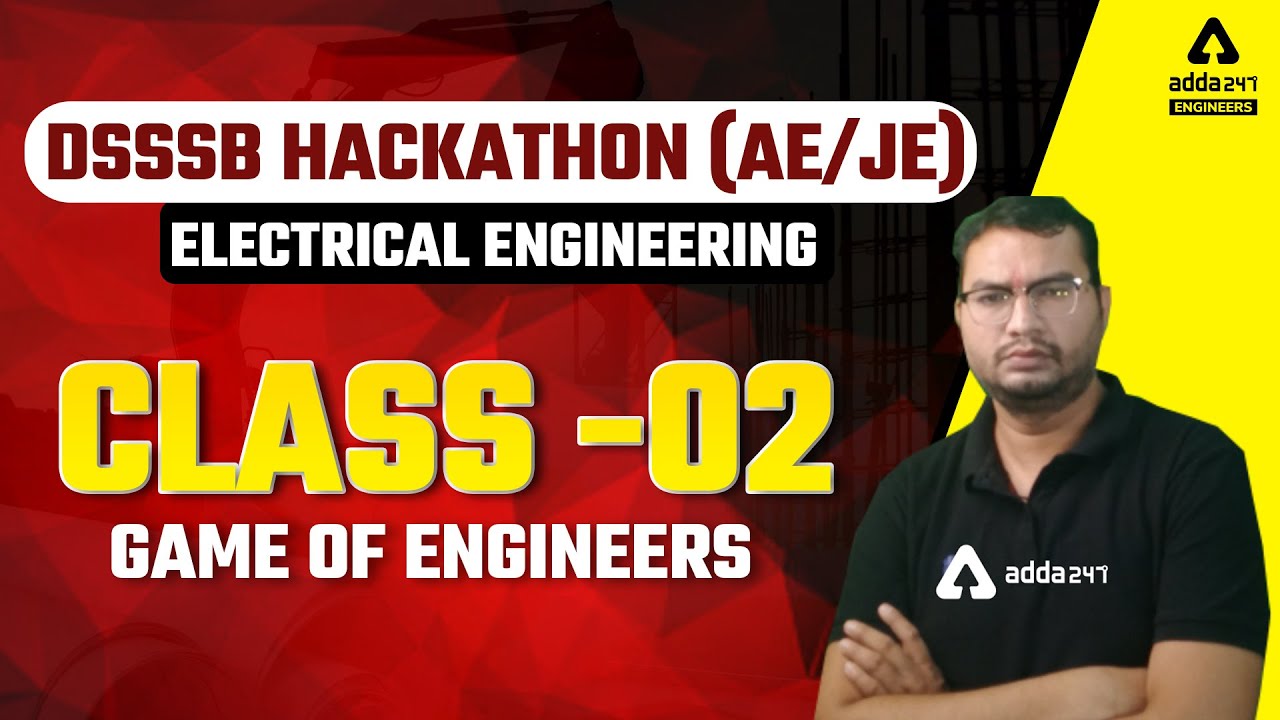 DSSSB AE/JE 2022 | DSSSB JE Electrical Preparation | Electrical Engineering #2