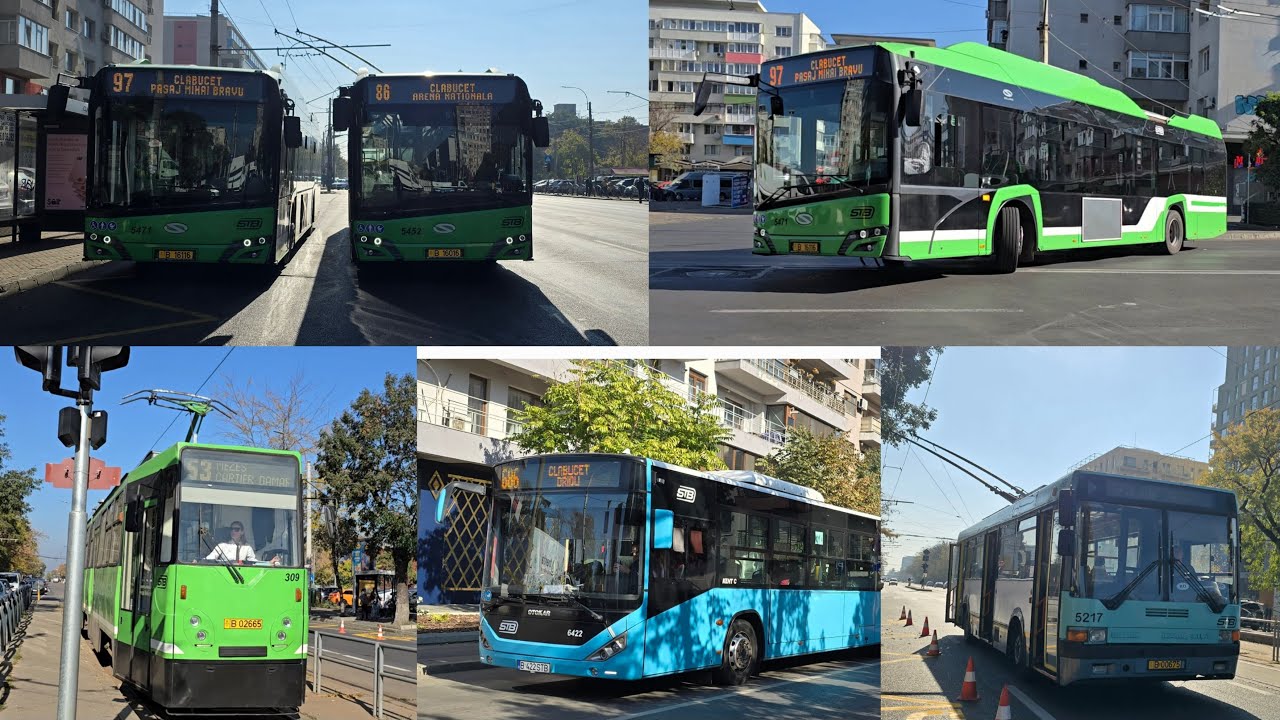 Transportul din București - Episodul 2 - Vehicule blocate, linii deviate și multe altele.