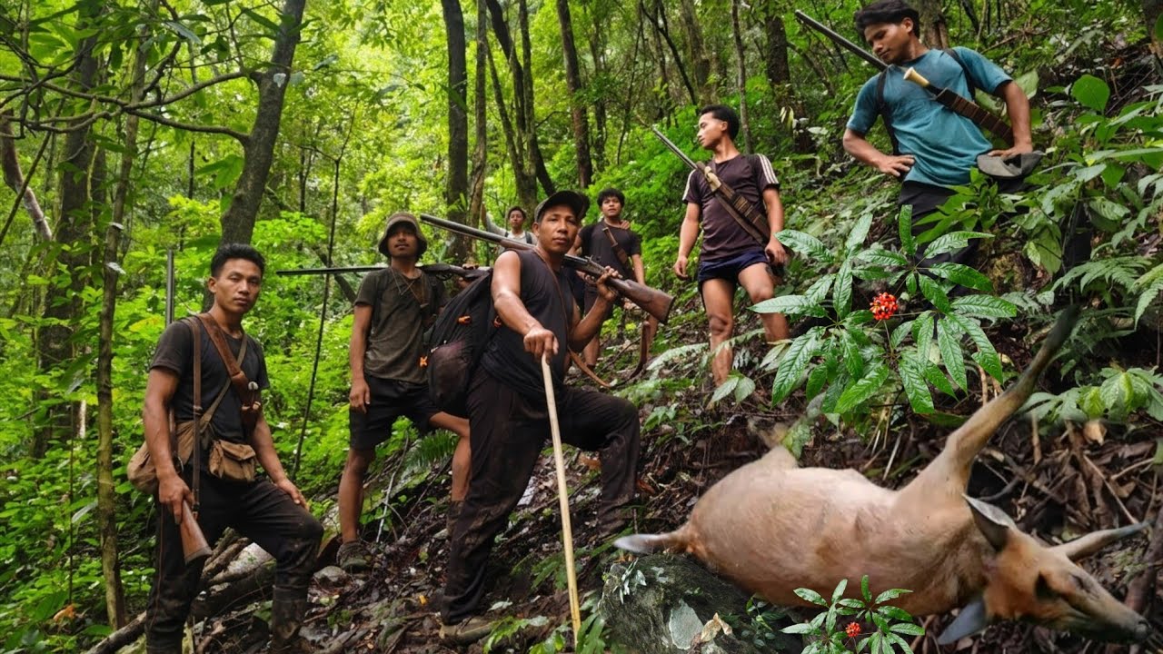 Traditional Hunting & Trapping in the Rainforest | One Night Camping