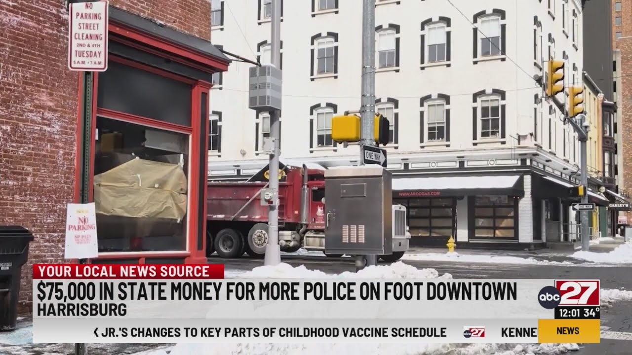 Harrisburg receives $75k grant for foot police downtown