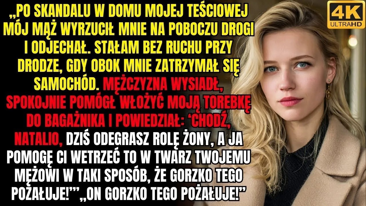 „Po skandalu w domu mojej teściowej mój mąż wyrzucił mnie na poboczu drogi i odjechał  A potem