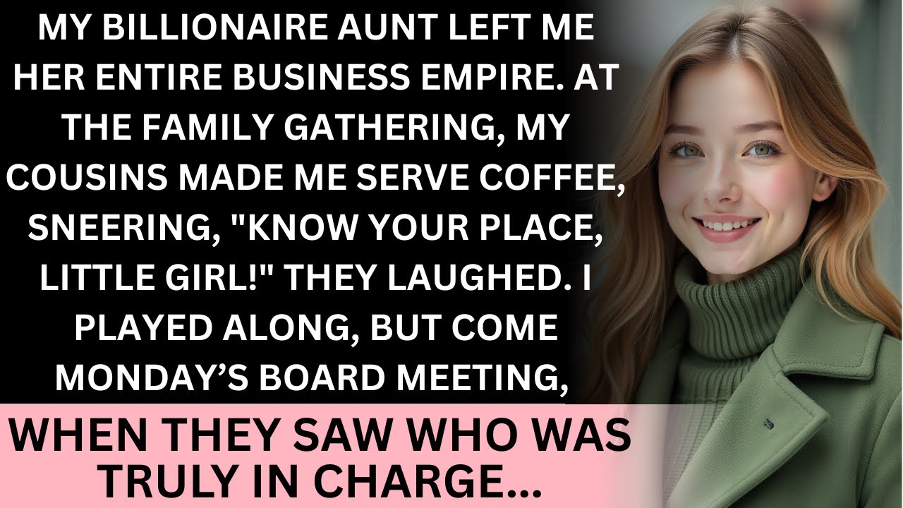 Rich Aunt’s Will Gave Me Her Empire—Cousins Tried to Make Me a Maid, but the Board Meeting Turned...