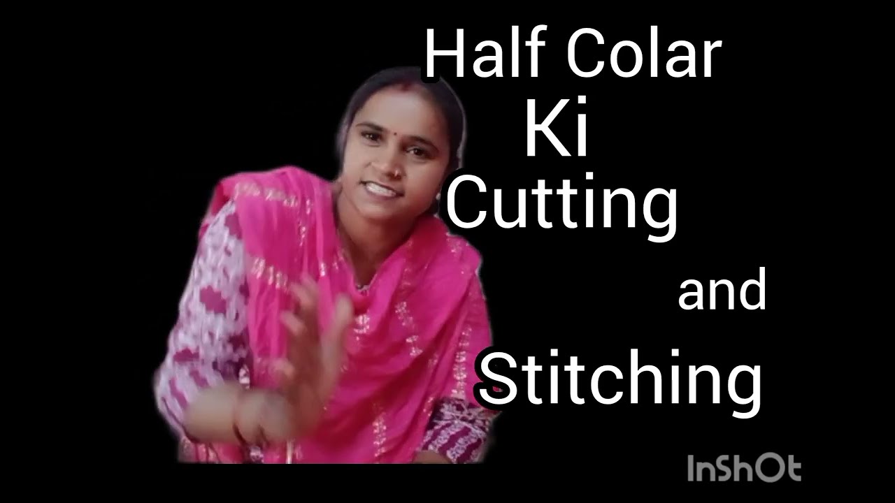 Haf collar cutting@and stitching #boutiqe#