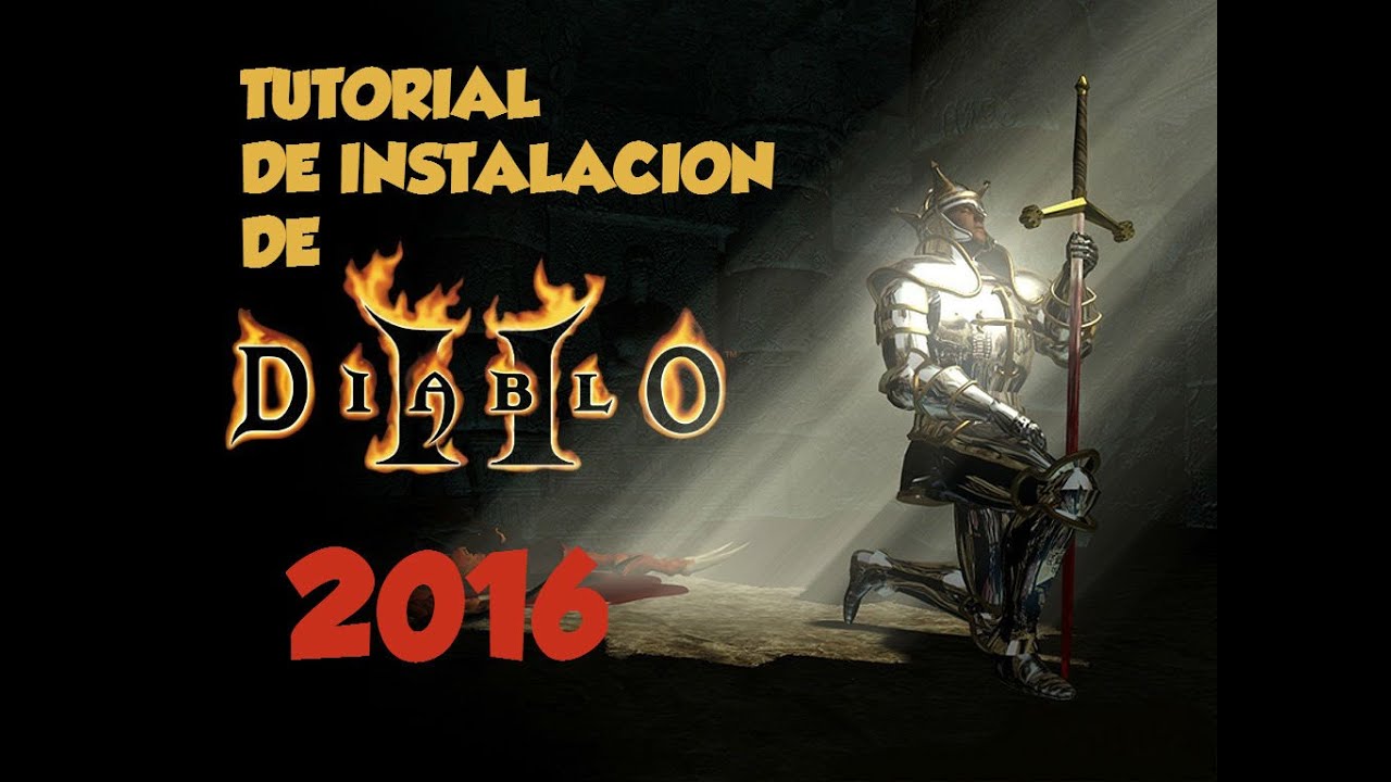 Tutorial de instalacion de Diablo 2//Link Descripcion//2016