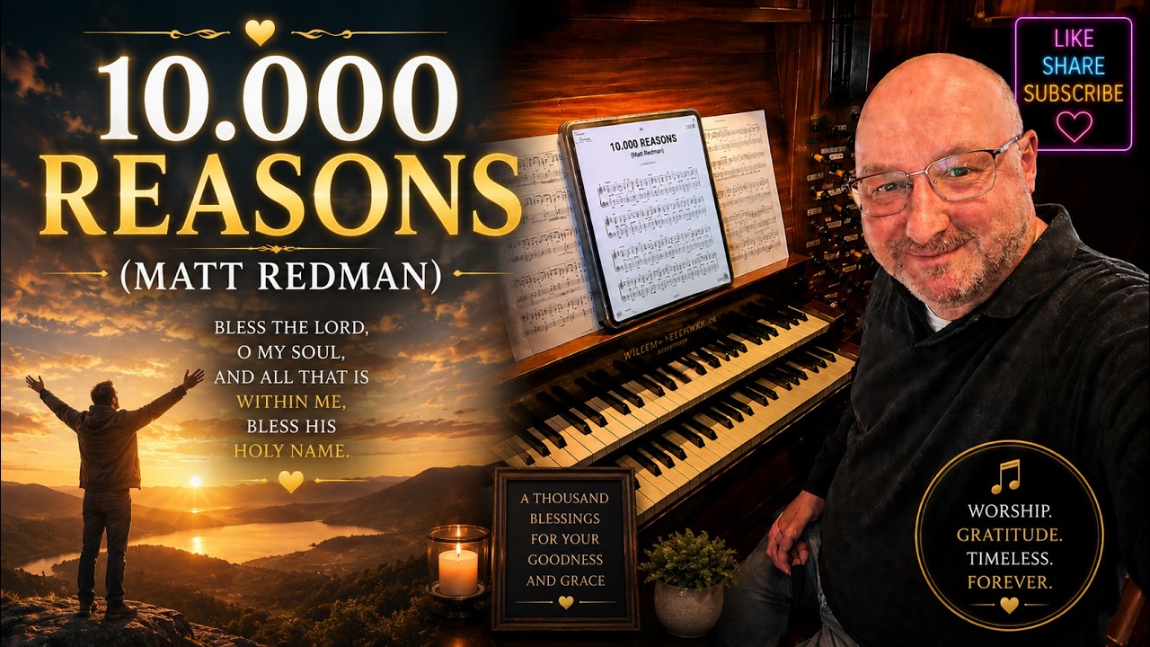 PIPE ORGAN COVER: 10.000 REASONS (Matt Redman)🙏🏻💪🏻by Martijn Koetsier