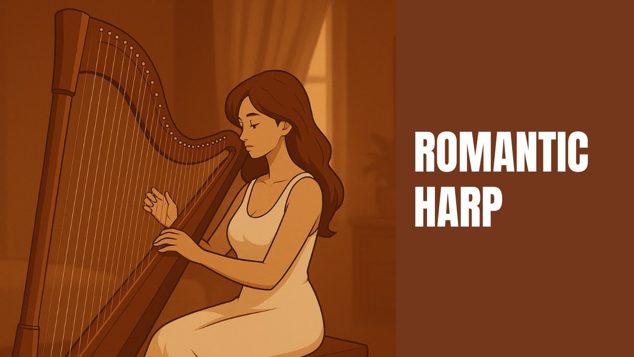 Romantic Harp Playlist – 60 Minutes of Soothing Love Instrumentals 🌹