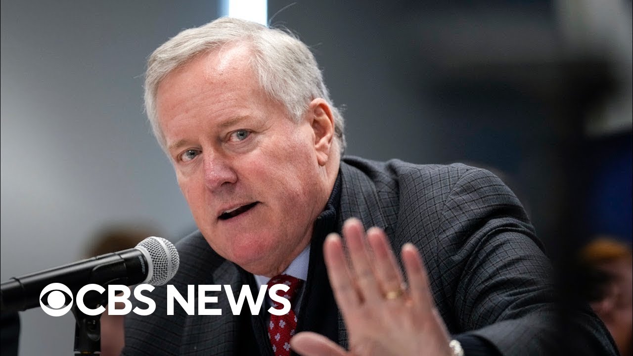 Mark Meadows' text messages about 2020 election leaked
