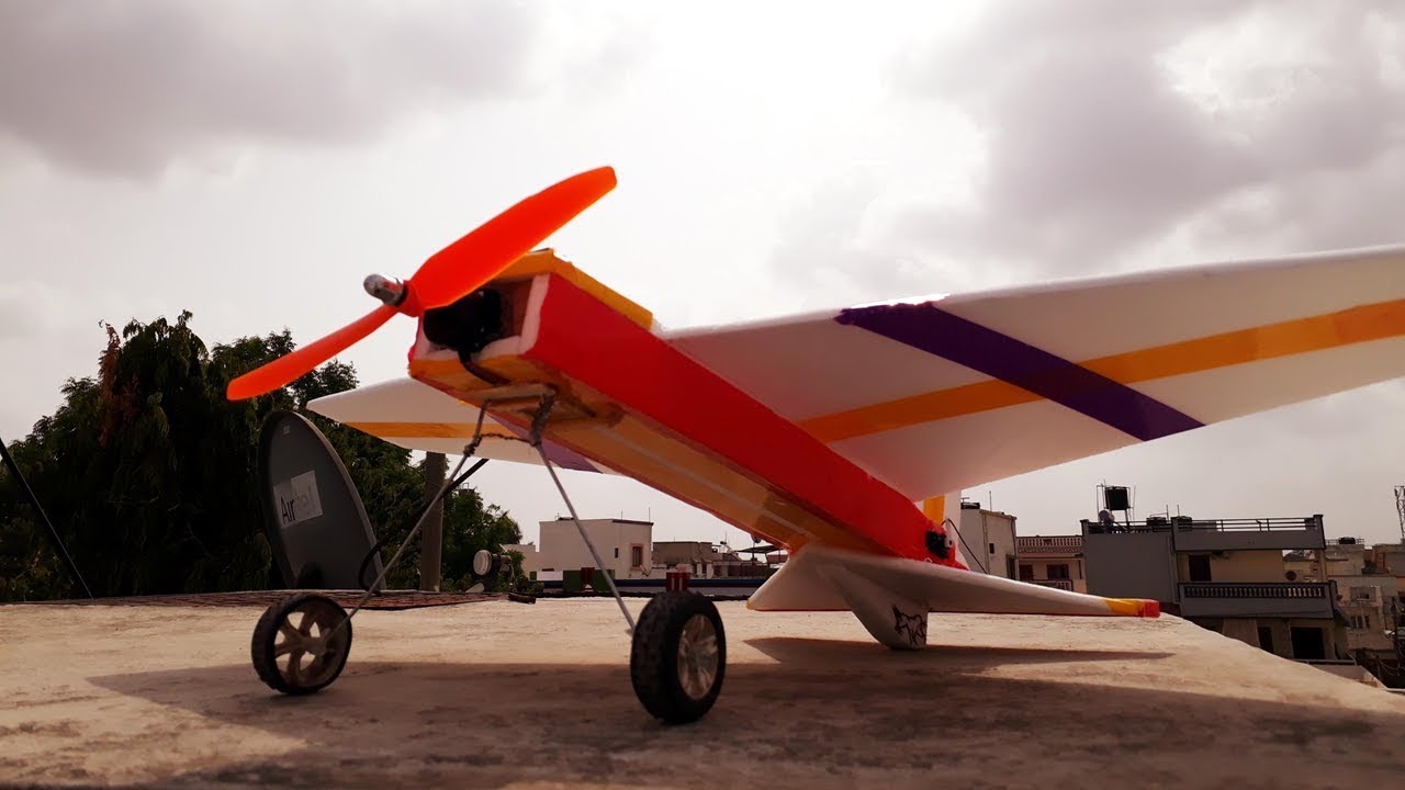 How to make FT Flyer RC plane at home/how to make rc plane at home