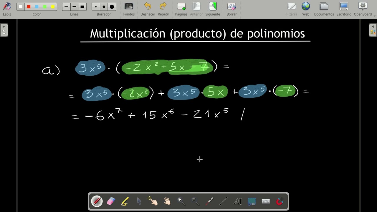 04 Multiplicación de polinomios