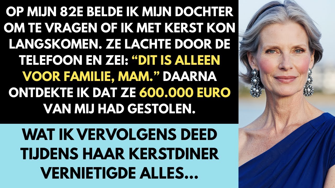 Op mijn 82ste vroeg ik of ik met Kerst mocht blijven. Mijn dochter zei: ‘Het is alleen voor familie’