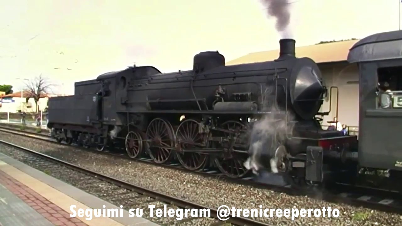Treno Del Sale - Locomotiva a Vapore (685.089) + D445.1006 in coda - Direzione Saline di Volterra