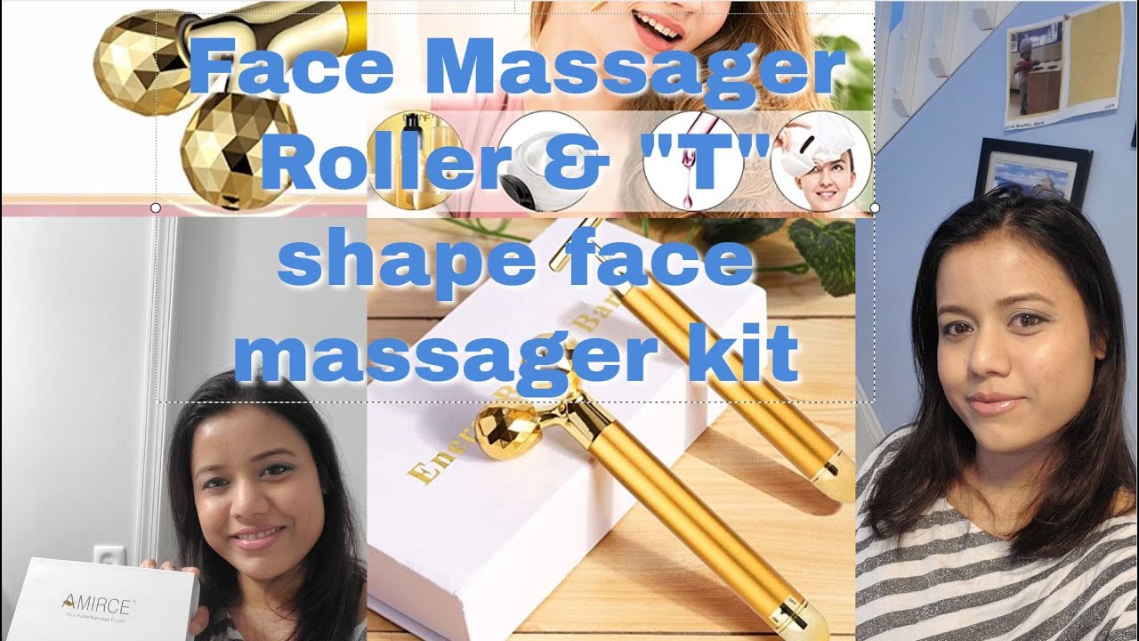 Face Massager Roller/3D Roller /Electric /&ldquo;T&rdquo; Shape Face Massager/ amazon product/unboxing & review