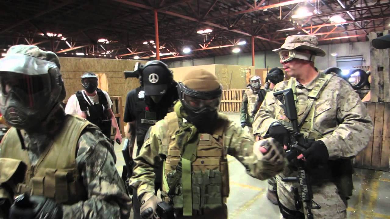 CQB CITY AIRSOFT ACTION February 26th 2012 (Masada King Arms Five Seven Classic Airsoft)