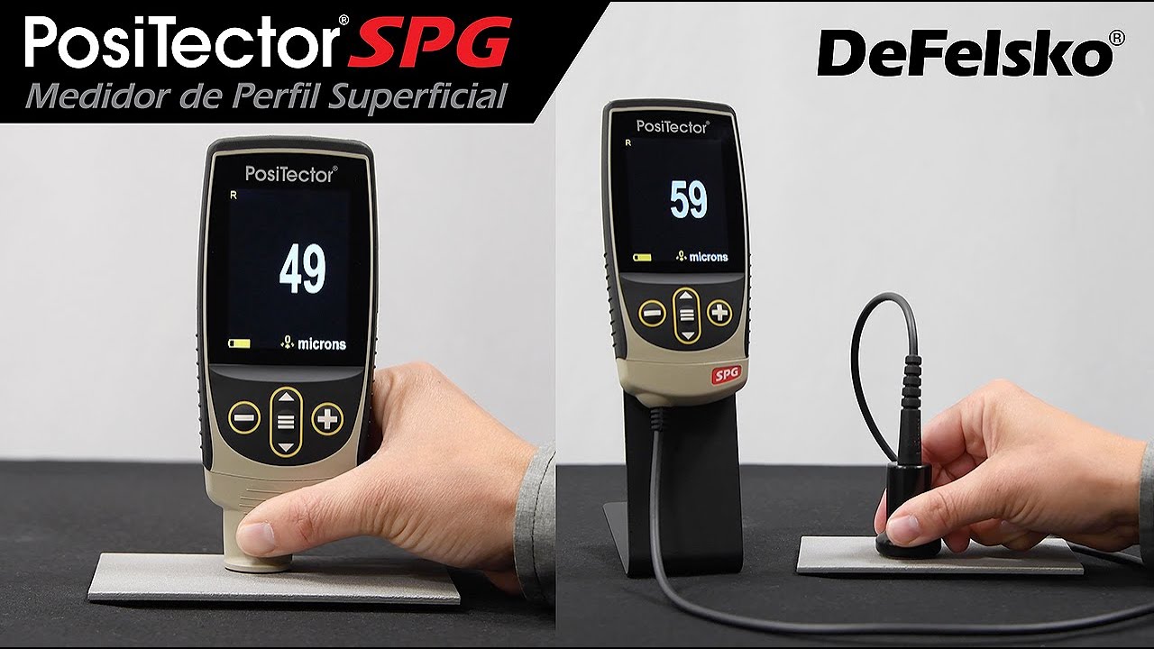 Como Medir el Perfil de Superficie con el PosiTector SPG