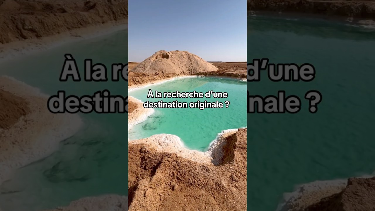 Une desti originale avec eau turquoise ? 🤩